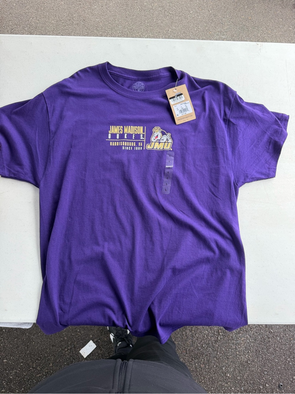 JMU Dukes Purple Short Sleeve T-Shirt